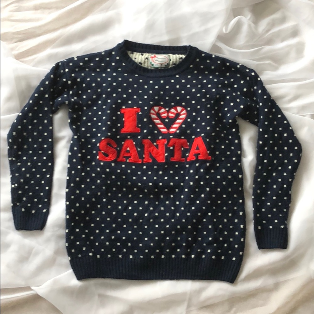 I ❤️ Santa Christmas sweater